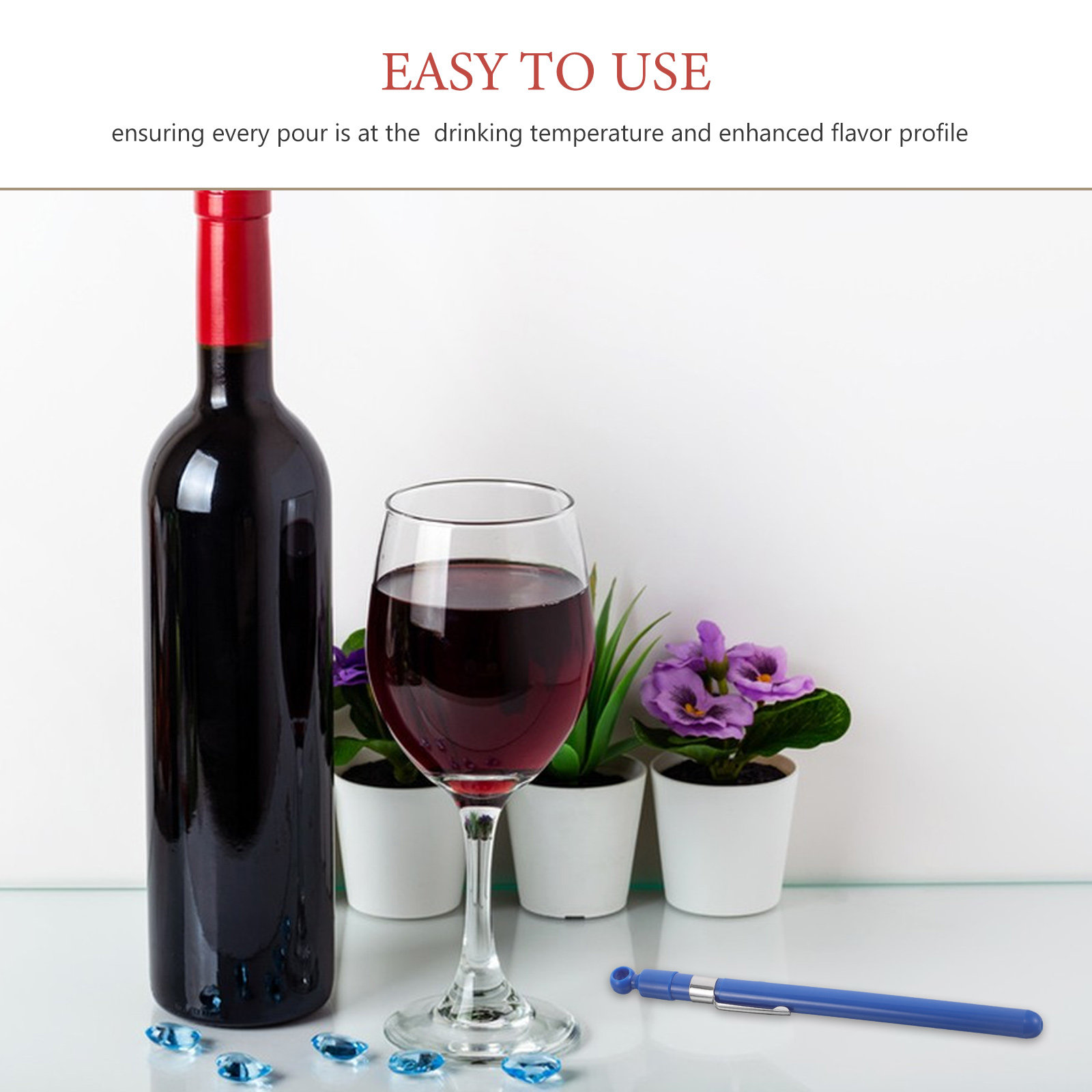 Glass Wine Thermometer Easy Re - Home Cooking In ulasan dan harga