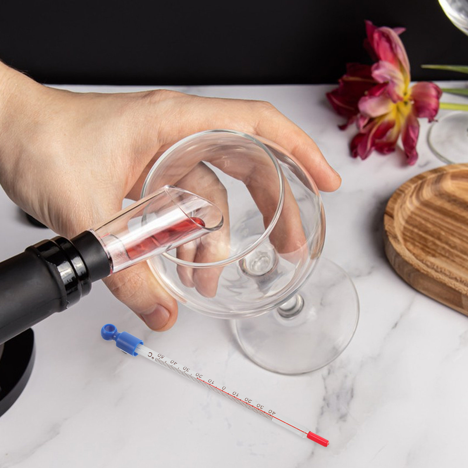 Glass Wine Thermometer Easy Re - Home Cooking In ulasan dan harga