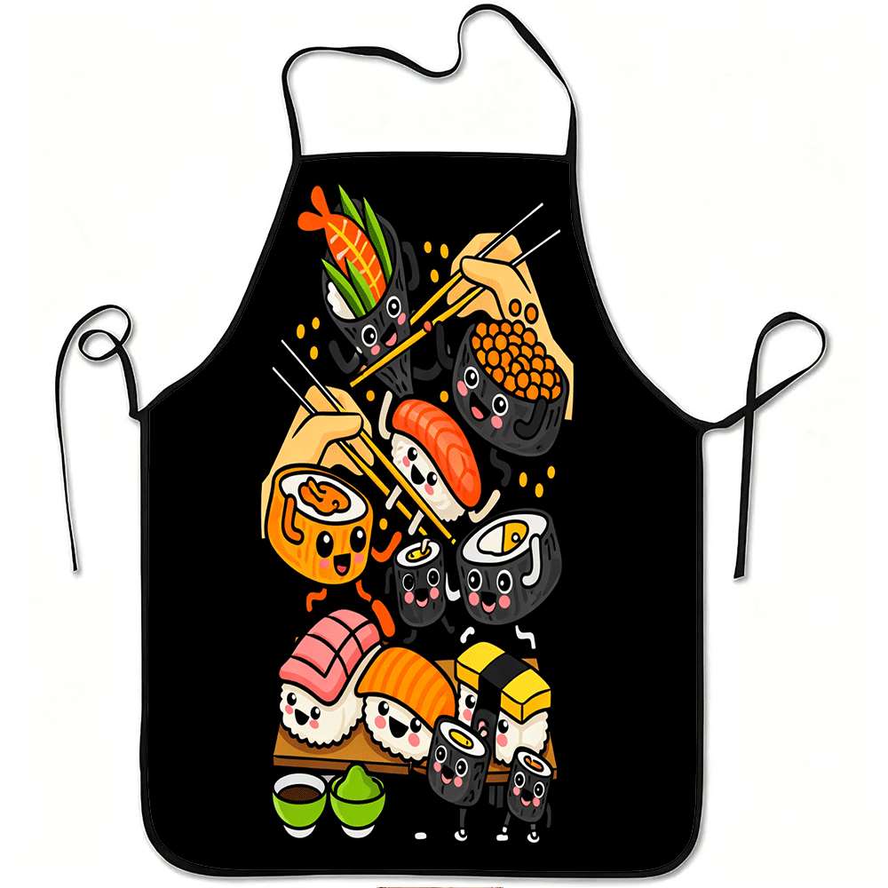 Cute Kawaii Sushi Pattern Kitc - Home Cooking Japanese Food ulasan dan harga