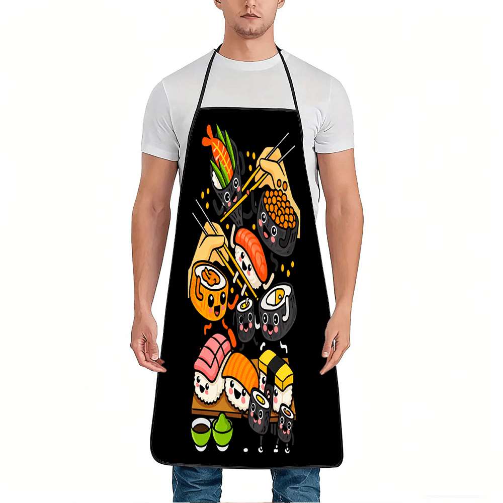 Cute Kawaii Sushi Pattern Kitc - Home Cooking Japanese Food ulasan dan harga