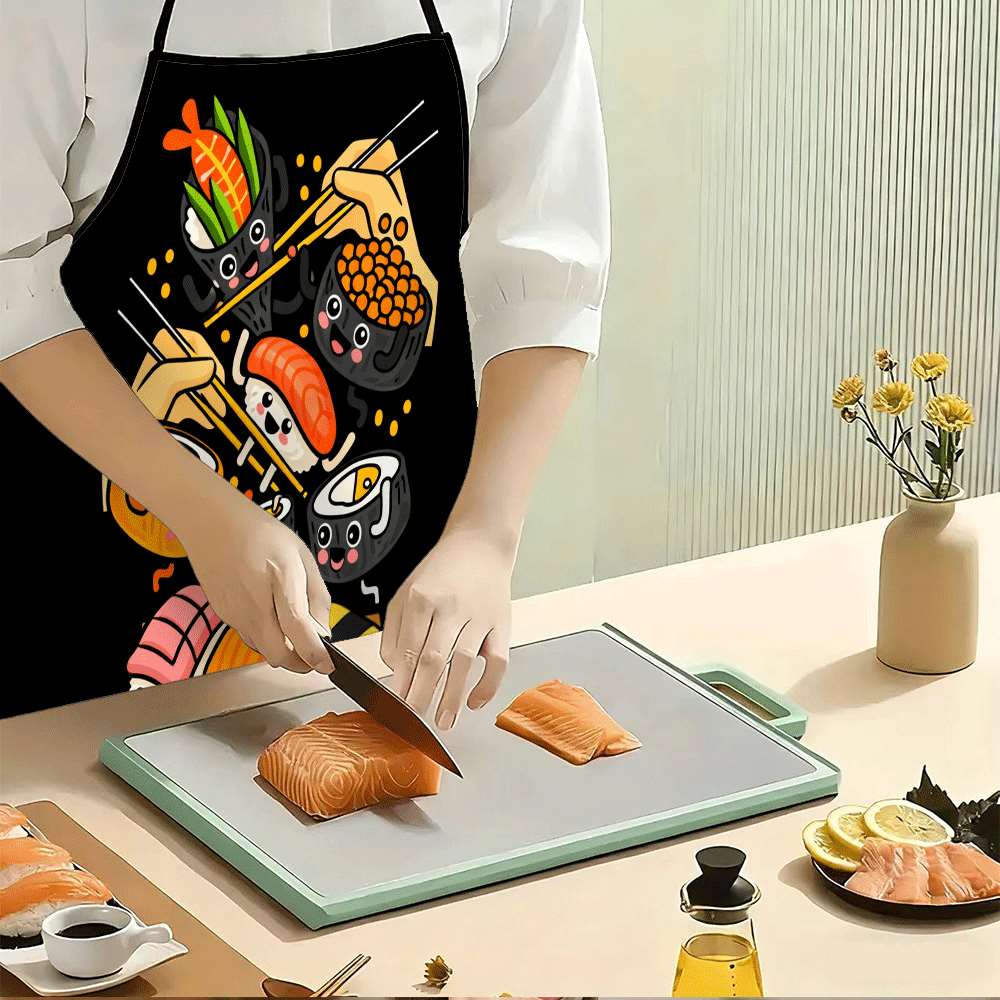 Cute Kawaii Sushi Pattern Kitc - Home Cooking Japanese Food ulasan dan harga