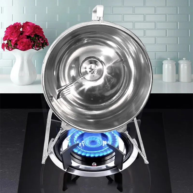 Stainless Steel Stir Fryer Lar - Home Cooking Machine ulasan dan harga