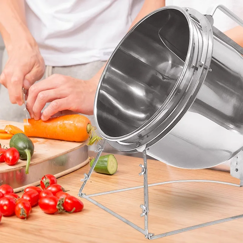 Stainless Steel Stir Fryer Lar - Home Cooking Machine ulasan dan harga