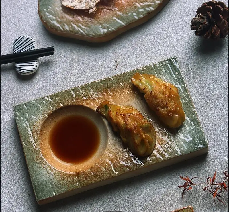 Vintage Ceramic Steak Plate Ja - Home Cooking Japanese Food ulasan dan harga