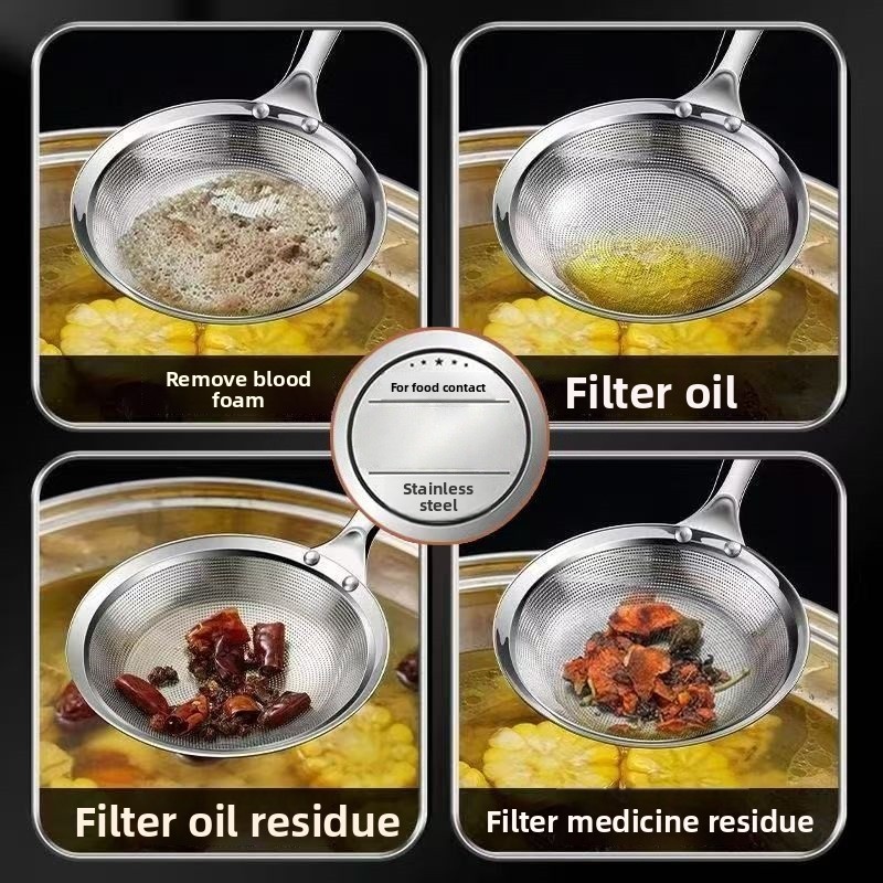 Stainless Steel 304 Kitchen Sp - Home Cooking Oil Filter ulasan dan harga