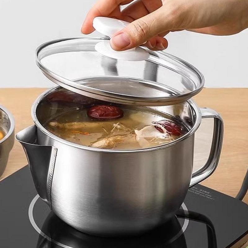 Stainless Steel Soup Bowl Grav - Home Cooking Oil Filter ulasan dan harga