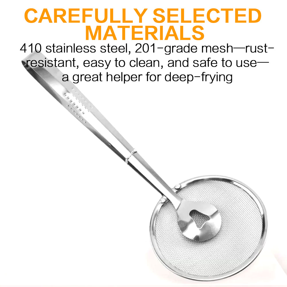 Stainless Steel Fine Mesh Stra - Home Cooking Oil Filter ulasan dan harga