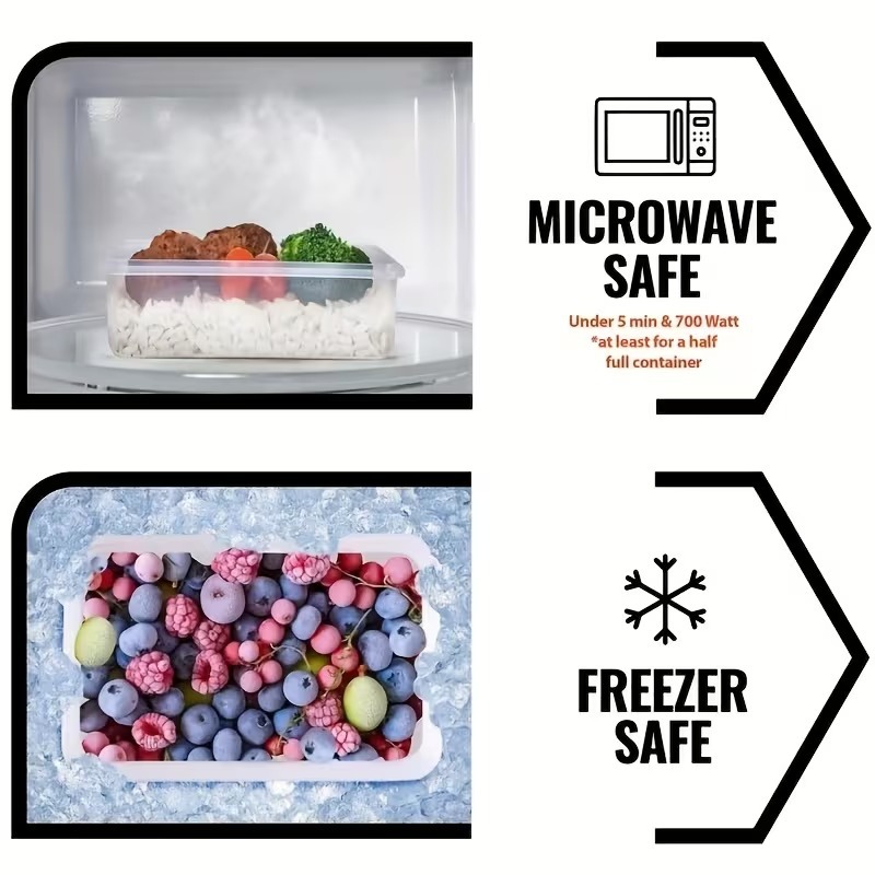 4-Piece Clear Food Storage Con - Home Cooking Food ulasan dan harga
