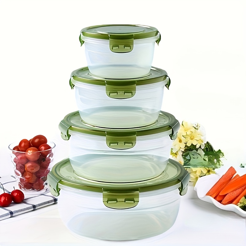 4 Plastic Food Storage Contain - Home Cooking Food ulasan dan harga