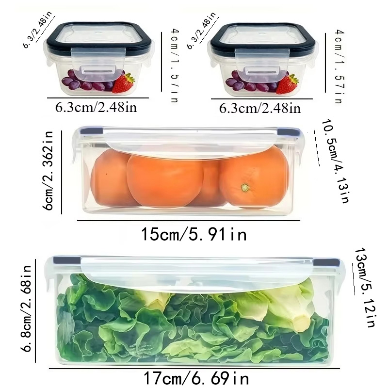 8Pcs Set Includes 4 Containers - Home Cooking Food ulasan dan harga