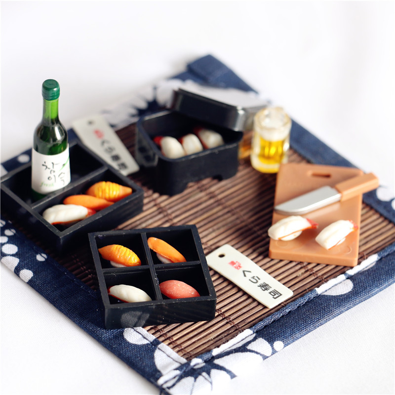 Miniautre Sushi Dollhouse Mini - Home Cooking Japanese Food ulasan dan harga