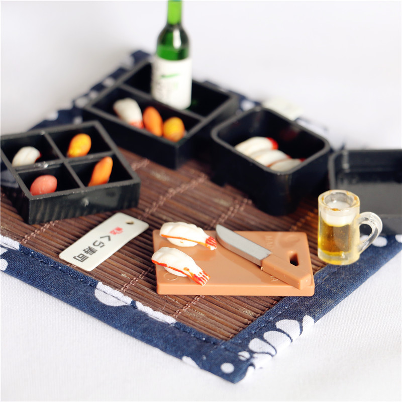 Miniautre Sushi Dollhouse Mini - Home Cooking Japanese Food ulasan dan harga