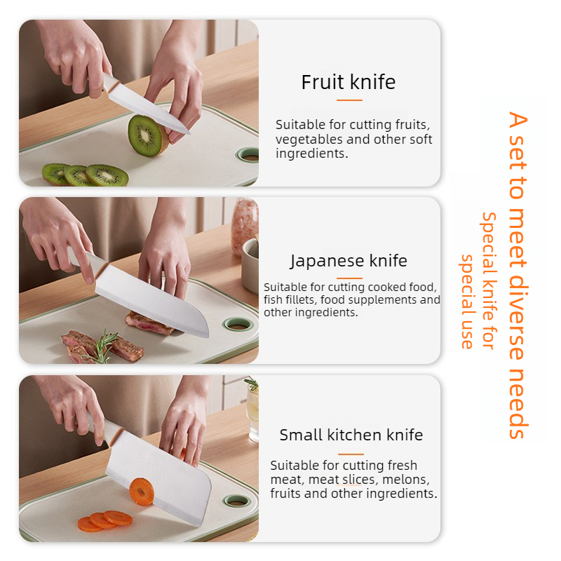 Ladies Kitchen Knife Set Japan - Home Cooking Japanese Food ulasan dan harga