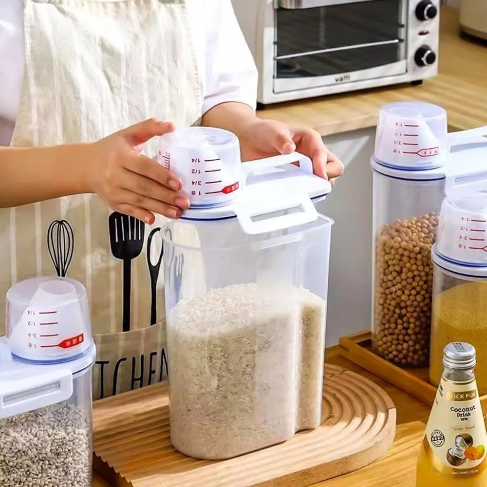 Rice Dry Food Storage Containe - Home Cooking Food ulasan dan harga