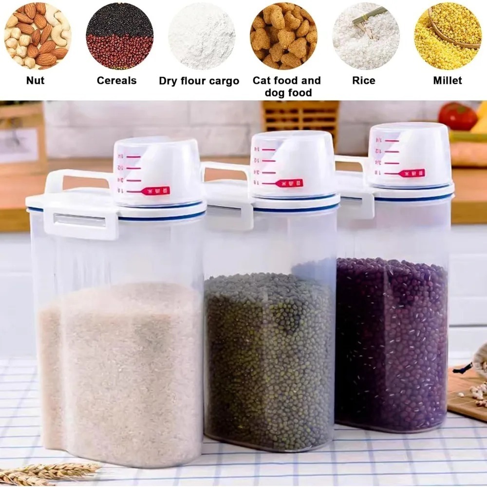 Rice Dry Food Storage Containe - Home Cooking Food ulasan dan harga