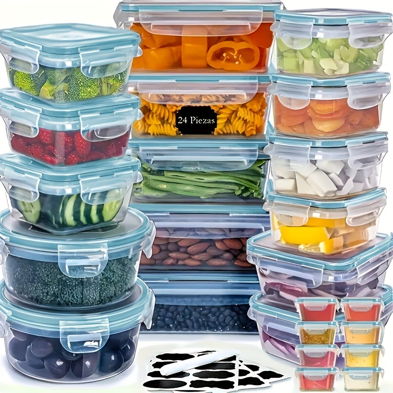 48PCS BPA-Free Food Storage Se - Home Cooking Food ulasan dan harga