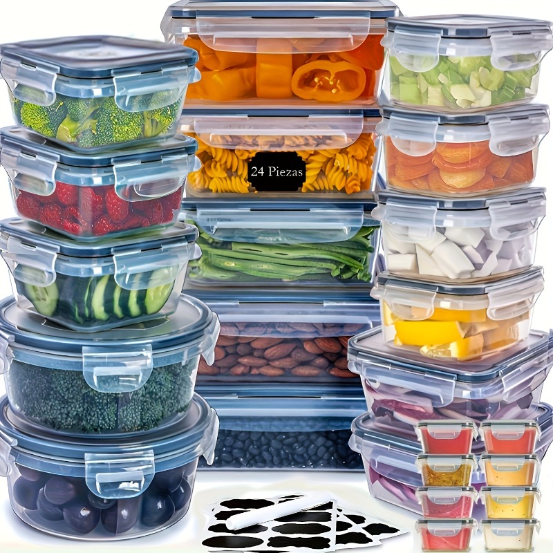 48PCS BPA-Free Food Storage Se - Home Cooking Food ulasan dan harga