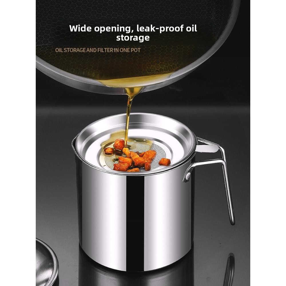 Stainless Steel Oil Bottle Fil - Home Cooking Oil Filter ulasan dan harga
