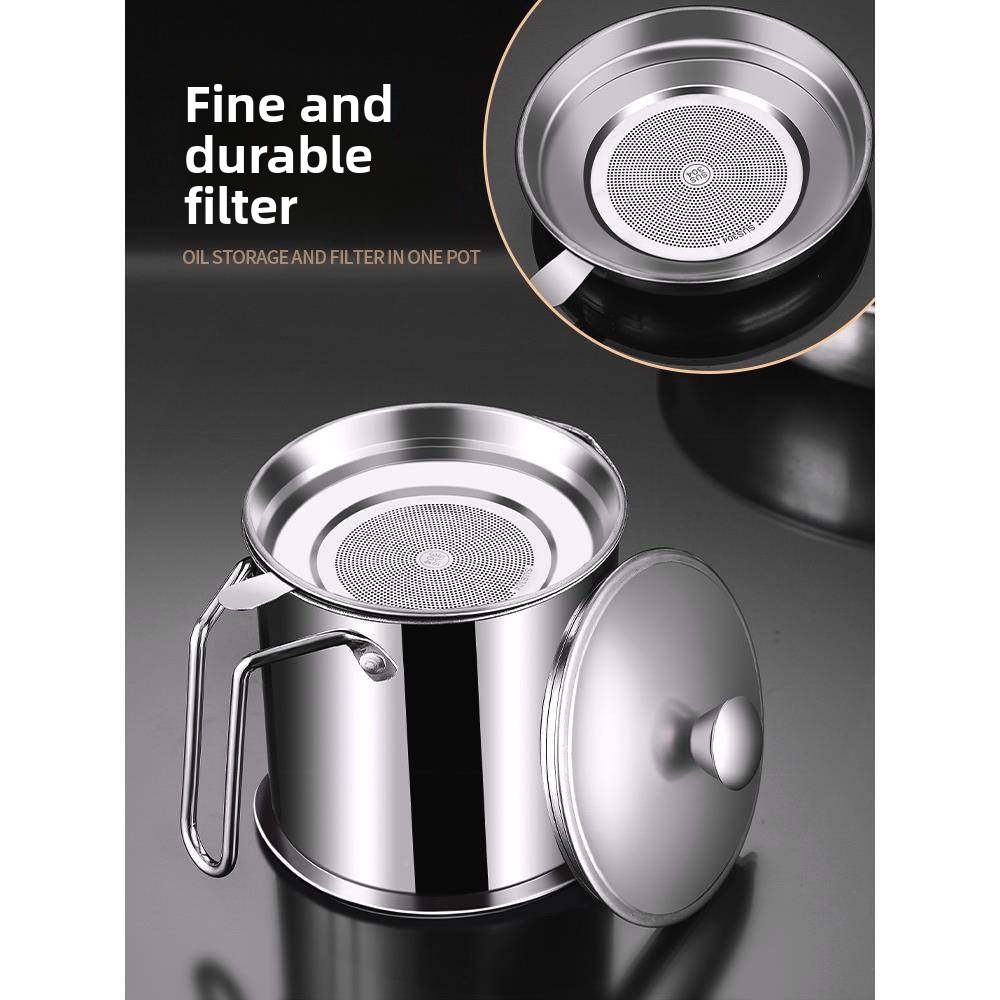 Stainless Steel Oil Bottle Fil - Home Cooking Oil Filter ulasan dan harga